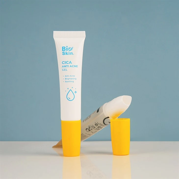 15ml Comsetic Plastic Packaging Skincare Gel Tube With Silicone Applicator